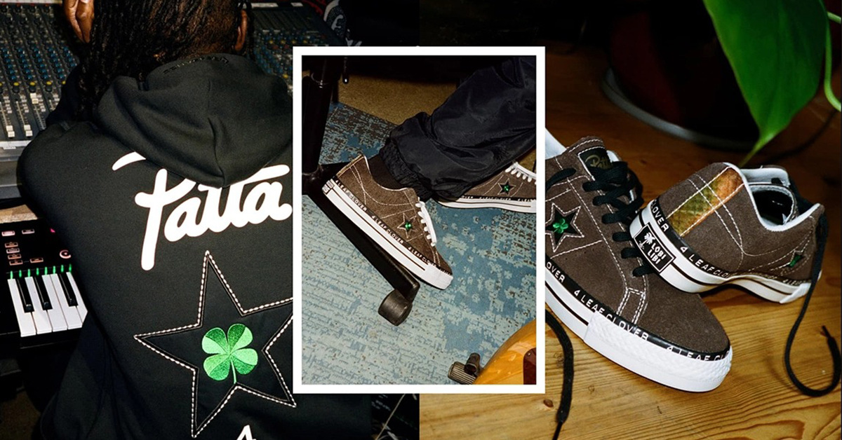 Nächste Woche erscheint die neue Patta x Converse „Four-Leaf Clover“ Kollektion